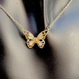 Gold Butterfly Necklace